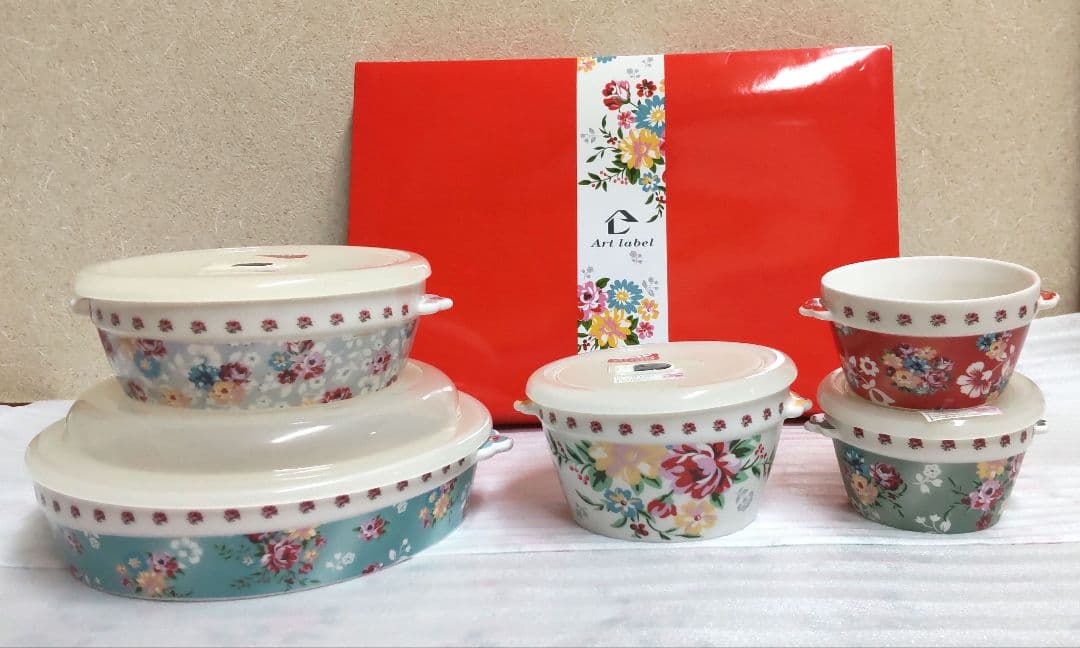 新品未使用】Art Label ジュリアンローズ レンジパック5個セット