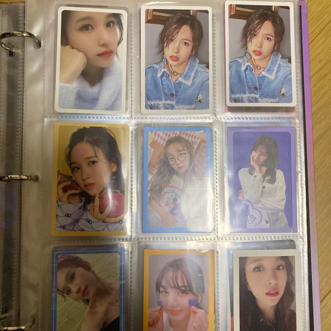 TWICE トレカバインダー トレカセット ツウィ，ミナ 全ては映ってい