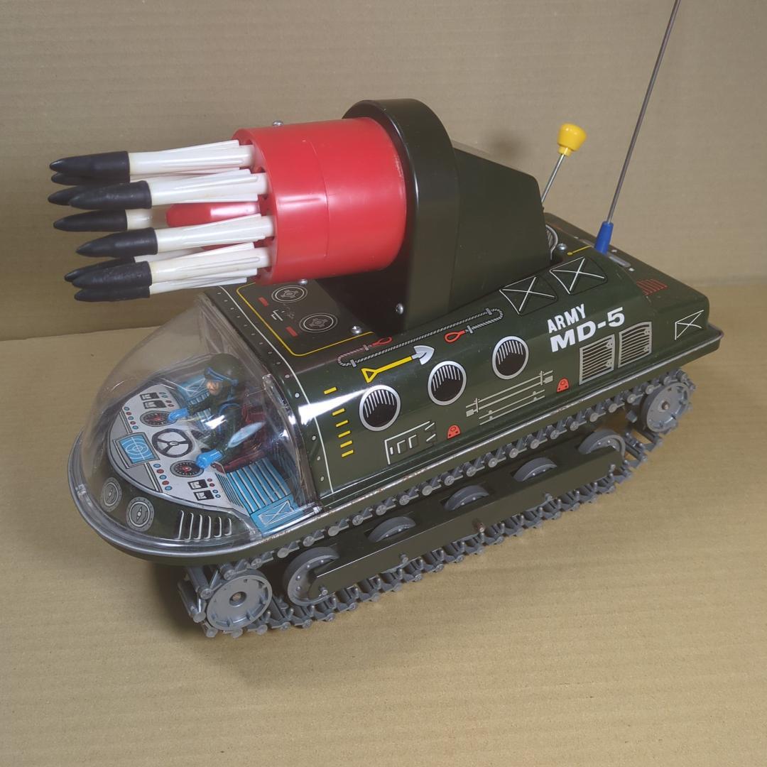 ミサイル装甲車 MS-85 増田屋 #ブリキ玩具 MODERN TOYS MS-58 Missile Tank Tin Toy 増田屋（マスダヤ）MS-58