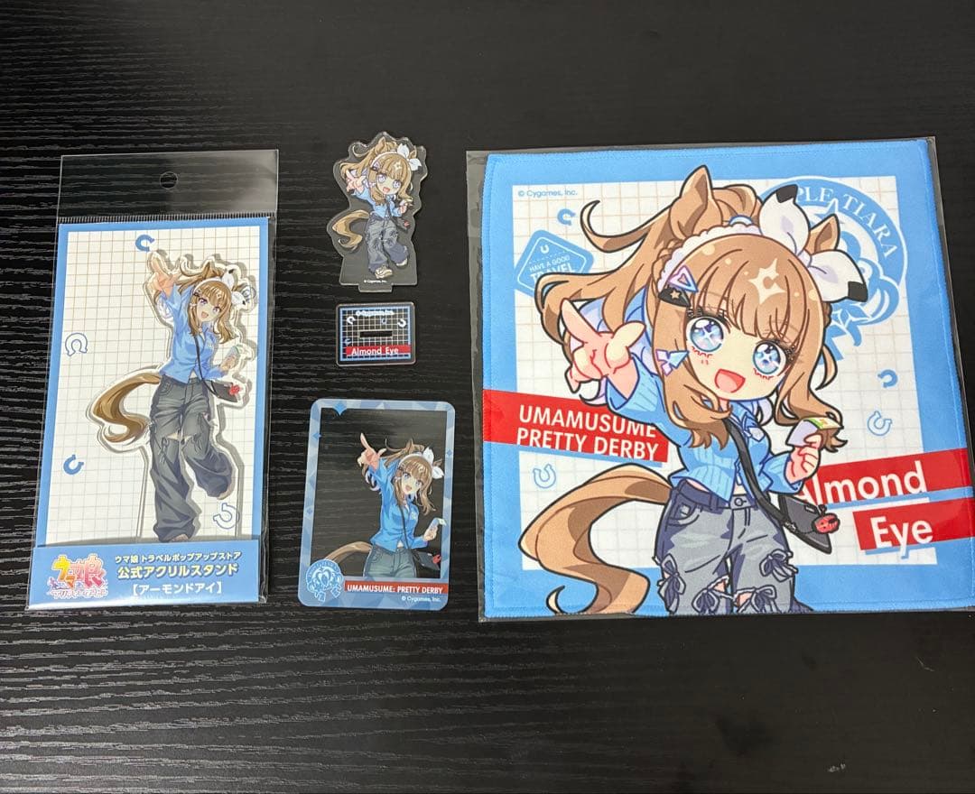 ウマ娘 トラベル 新千歳 ポップアップ アーモンドアイ 5点セット