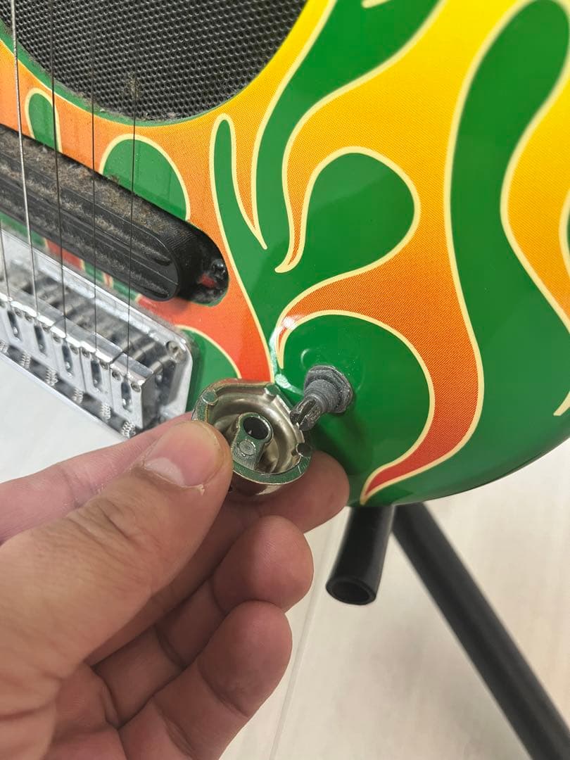 希少 ビンテージ ピグノーズ Pignose エレキギター ファイヤーパターン