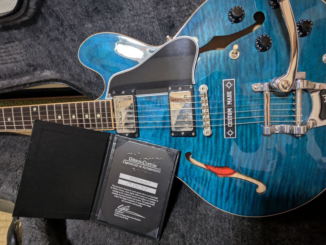 Gibson Custom Shop ES-335 Trans Blue - メルカリ