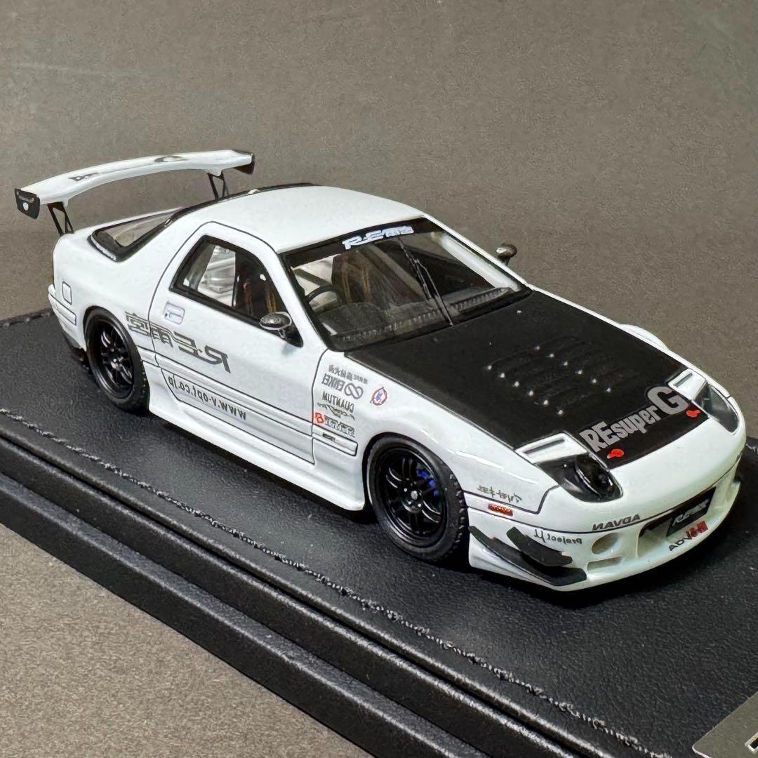 【週末セール】イグニッションモデル　RX-7 FC3S RE雨宮 1/43 廃版 イグニッションモデル 1/43 マツダ RX-7 FC3S RE雨宮 ブルー IG2139