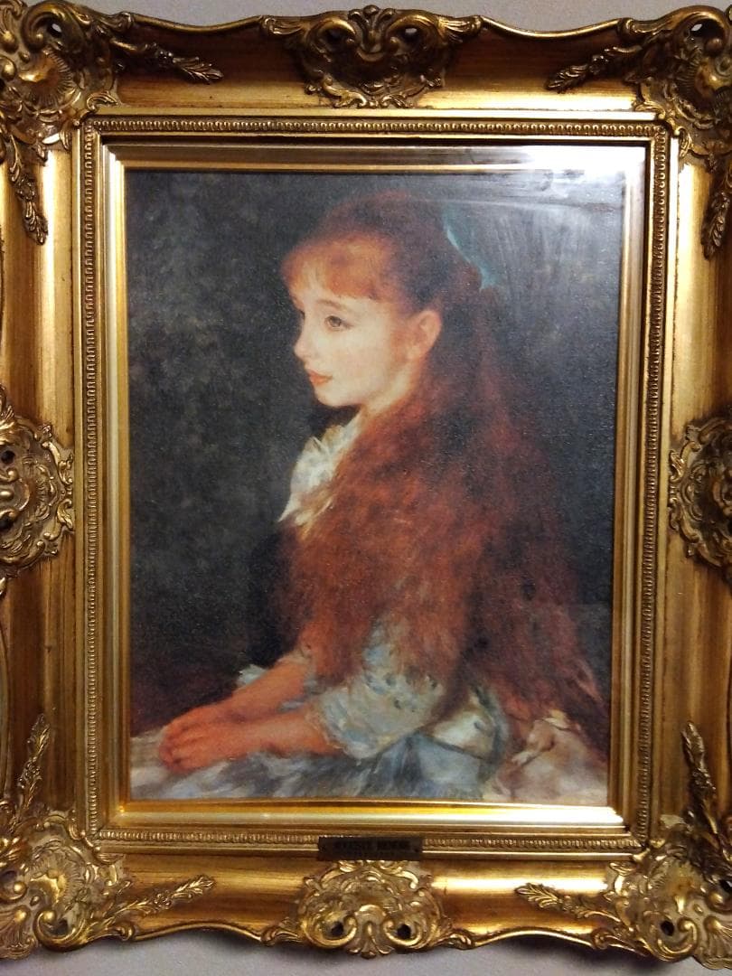 ルノワール 可愛いイレーヌ嬢 銀座トップアート 美術品 複製画 ダンヴェール嬢 ルノワール 可愛いイレーヌ嬢 銀座トップアート 美術品 複製画 ダン