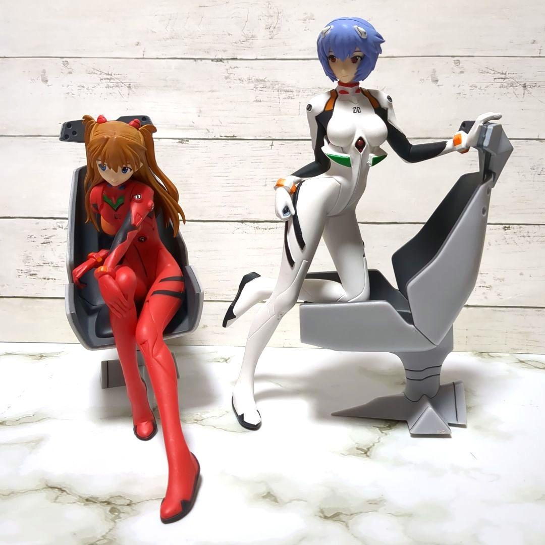 エヴァンゲリオン アスカ 綾波レイフィギュア 2体セット - メルカリ