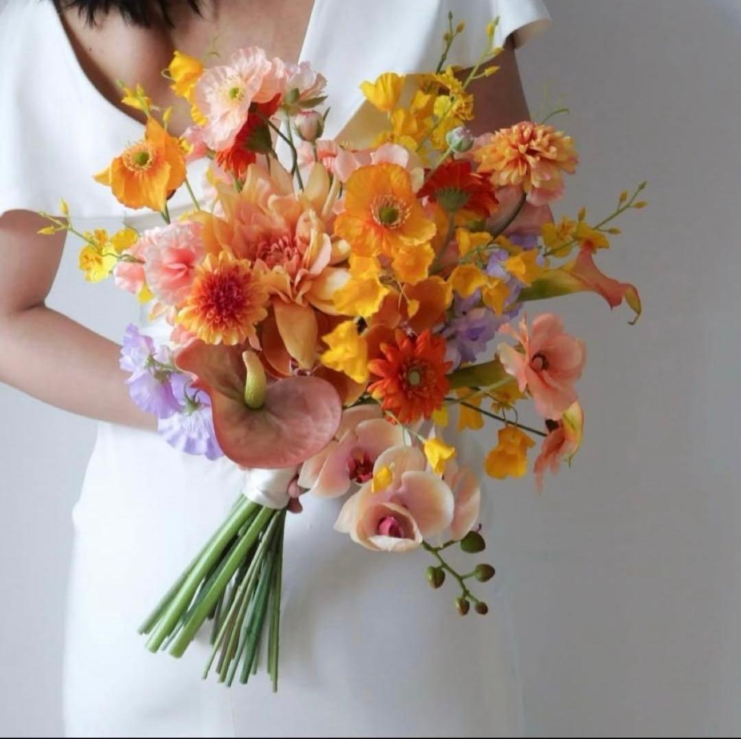 アーティフィシャルフラワー　ブーケ＆ブートニア ブーケ & ブートニア／アーティフィシャルフラワー 結婚式 – 花と