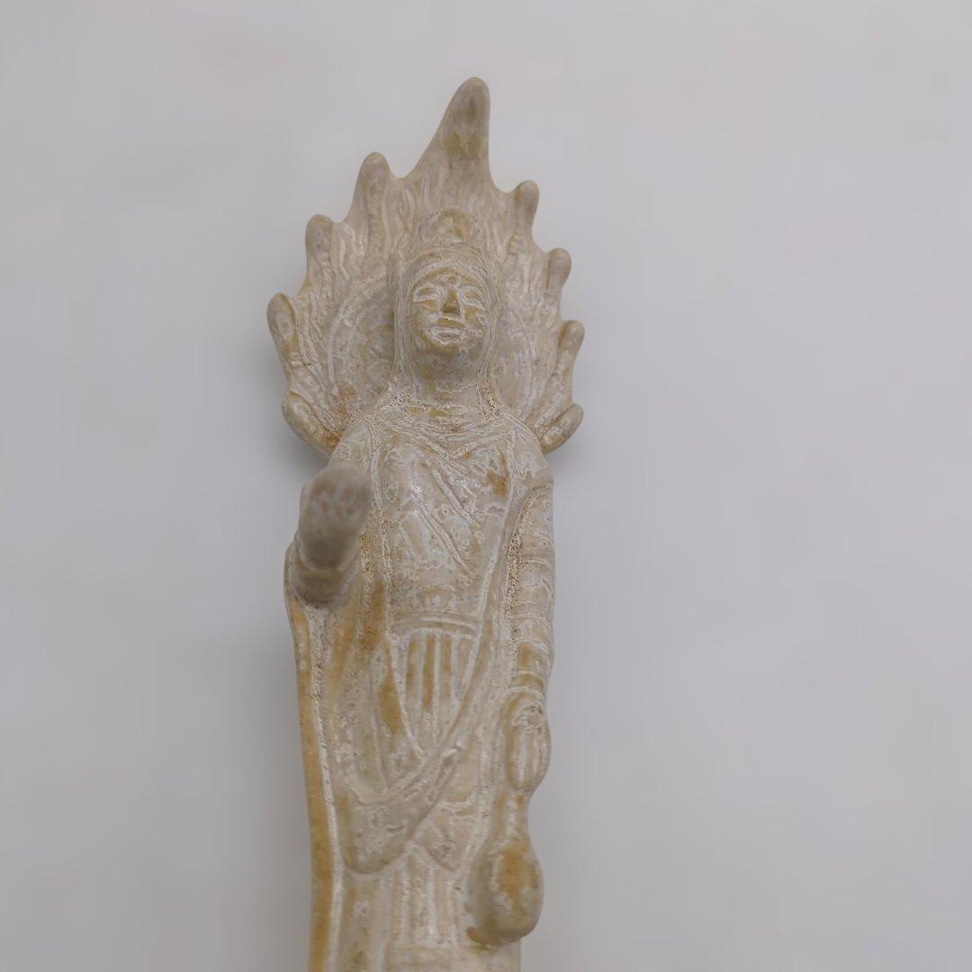 一点物 置物 美術品 アンティーク雑貨 観音菩薩立像 - メルカリ