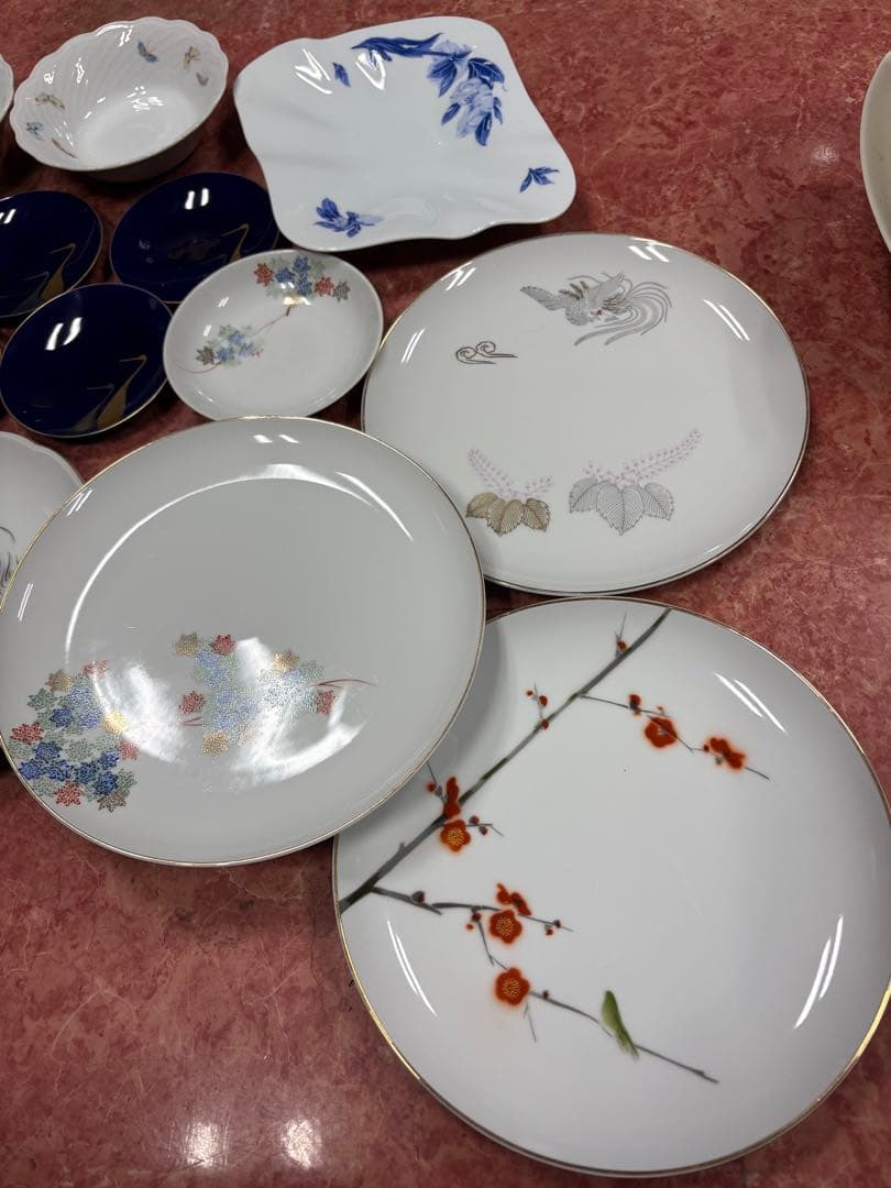 YP0206 深川製磁 食器まとめ売り 皿 小皿 中鉢 大皿 箸置き 有田焼