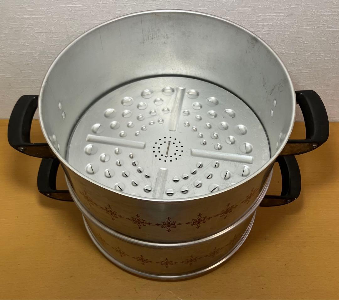 アサヒセイロ】万能蒸器 30㎝ アルミ製 蒸し器 - メルカリ