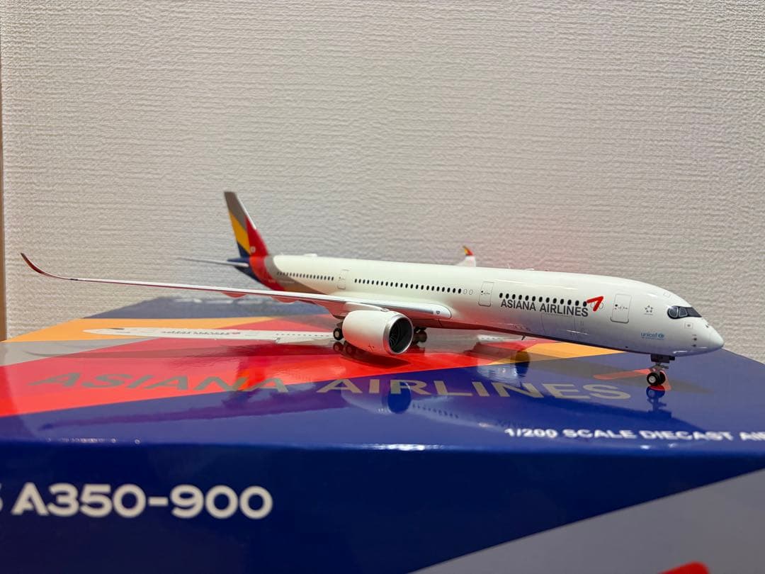 1/200 jcwings A350-900 アシアナ航空 ダイキャスト - メルカリ