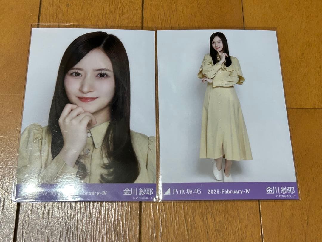 乃木坂46 「金川 紗耶」生写真セミコンプ【期別カラーワンピース