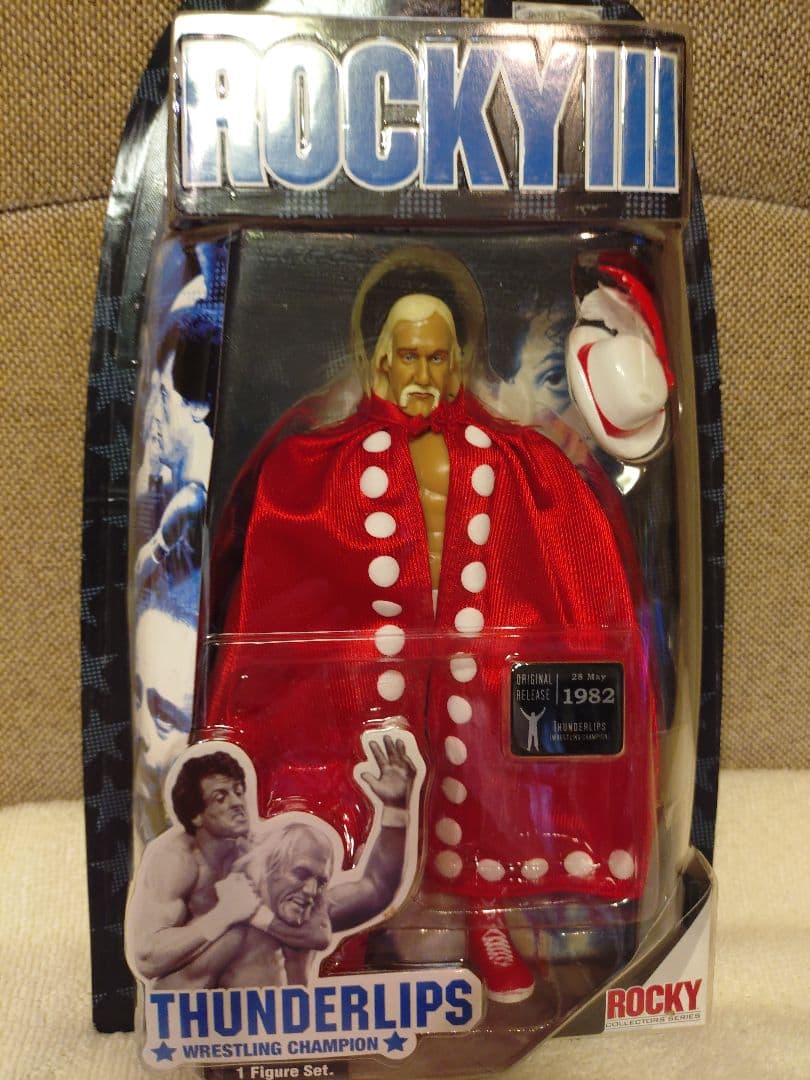 未開封　ロッキーⅢ　サンダーリップス（ハルク・ホーガン）WWE WCW ハルク・ホーガン サンダーリップス ロッキー3 フィギュア - メルカリ