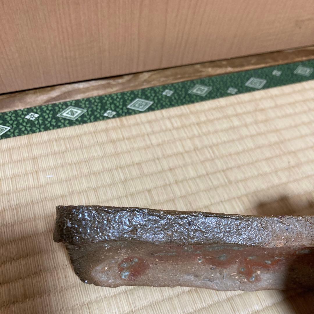 お値下げです。國吉清尚 焼き締め珊瑚紋 板皿 向付 - メルカリ