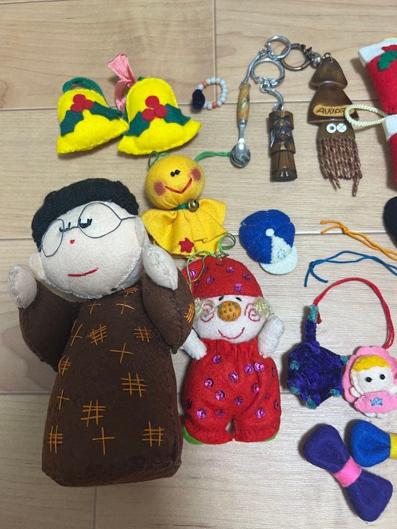 ハンドメイド フェルト人形 人形 フェルト 手作り 希少 昭和 昭和