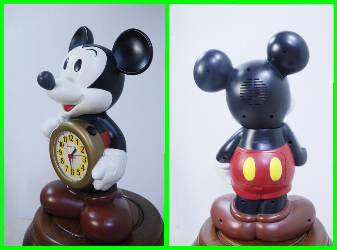 ◆ヴィンテージ　ミッキーマウス　Disney　Timeウェイクアップ置時計 極美品 ヴィンテージ ミッキーマウス Disney Timeウェイクアップ