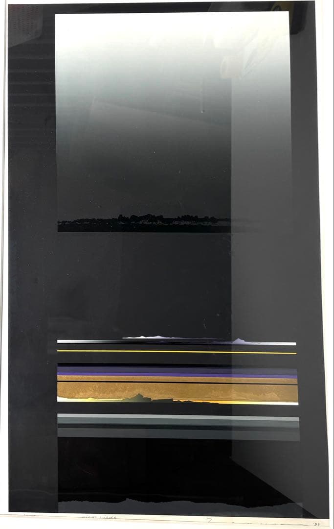 s*様 #沢田哲郎「NIGHT VIEWS」シルクスクリーン 額装作品（100