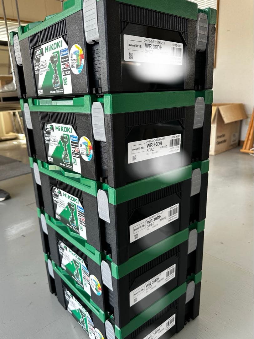 値下げ！HiKOKI WR36DH 36V システムケース2のみ×5箱 新品 - メルカリ