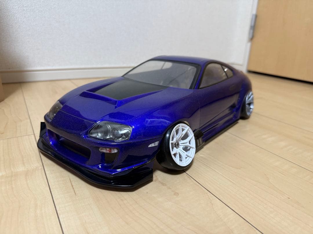 80スープラ　ラジコン　ボディ　ドリフト SUPRA（JZA80）スープラ ドリフト♪【DRIFT】RC Drifting【ラジドリ