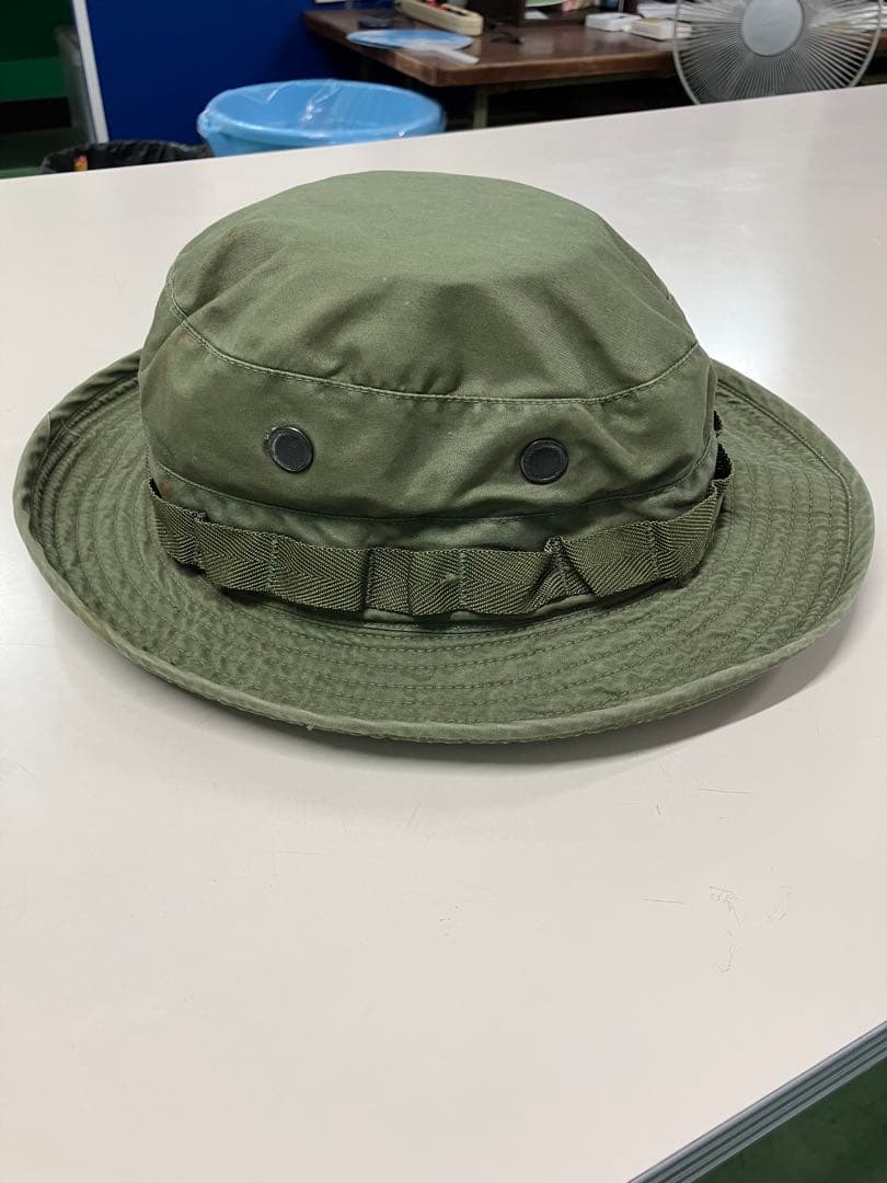 米軍実物 60's ジャングルハット ノンリップポプリン