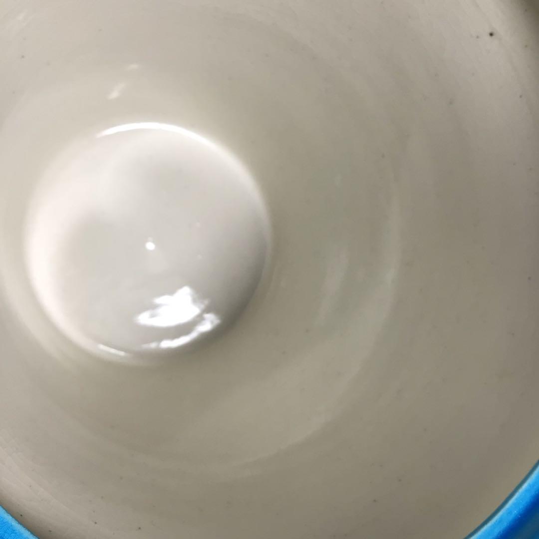 N665 水指 『平安 手塚祥堂造』『即中斎好写』『浅黄交趾』『末広