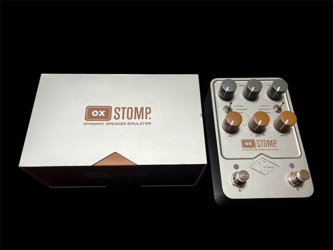 【美品】UAD UAFX OX Stomp + PSU-GP1-WW Guitar Pedal X - GPX Blog - Universal Audio's UAFX OX Stomp