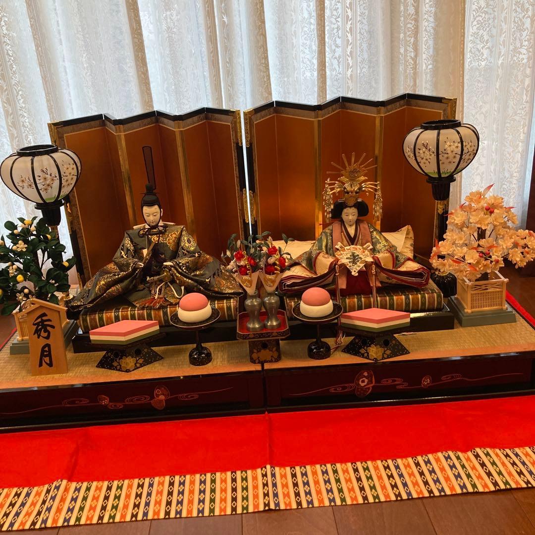秀月 雛人形 親王飾り ひな祭り 初節句 ⚠️購入前にコメント下さい！3