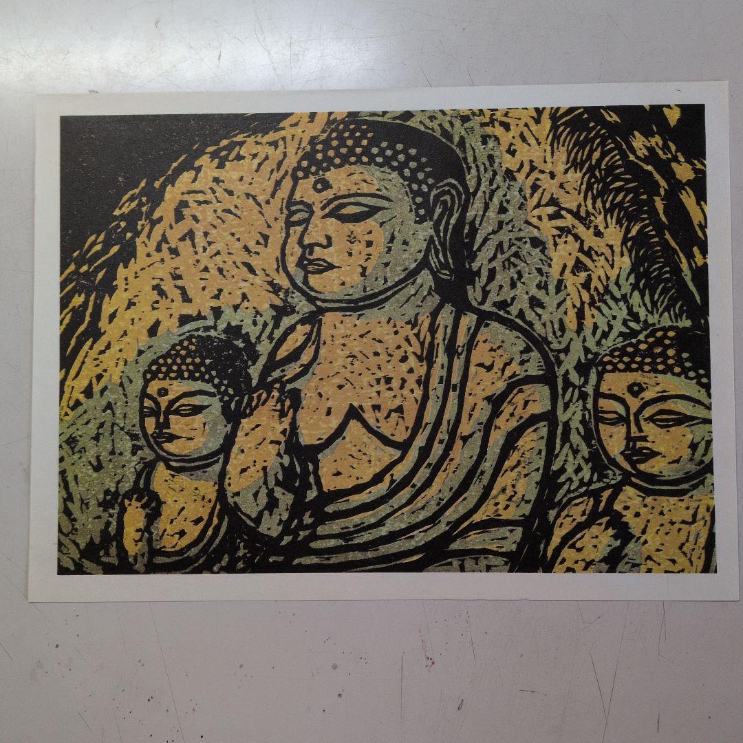 棟方志功の 木版画 。一点のみ。最終価格 - メルカリ