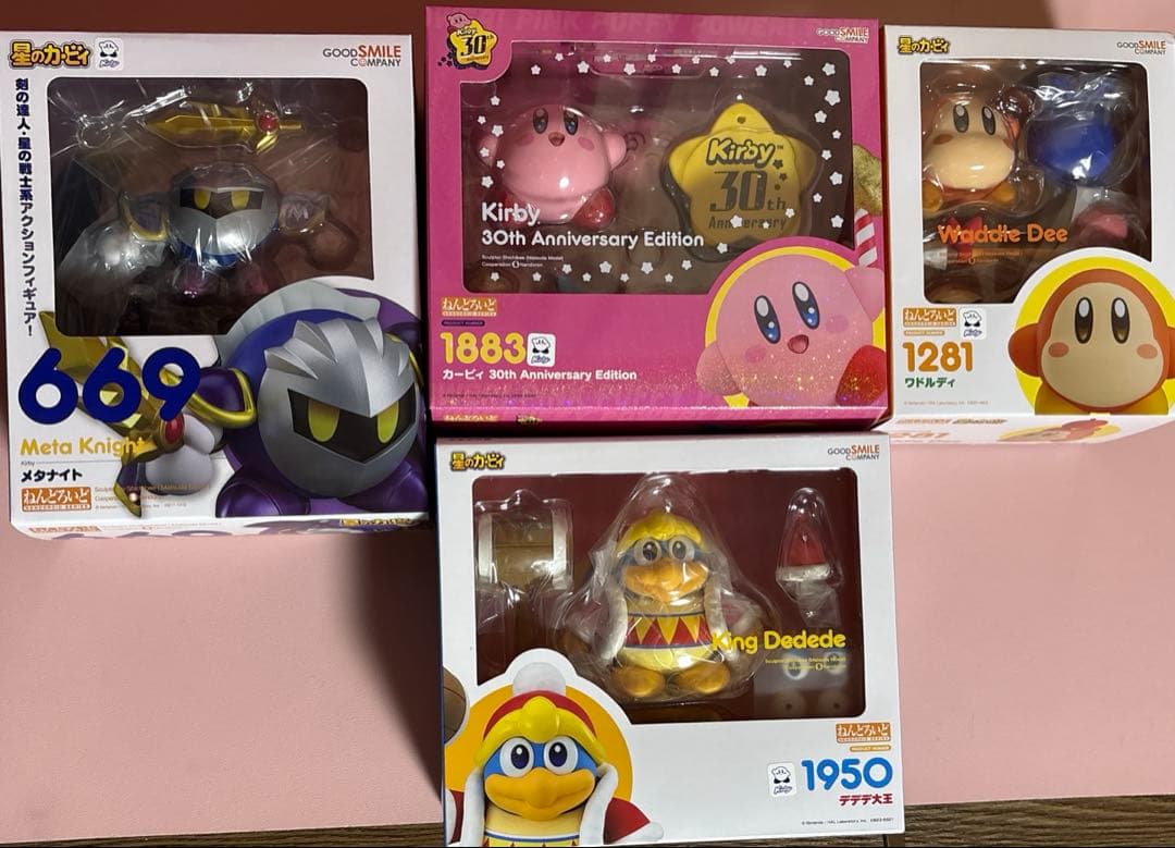 未開封　星のカービィ、ワドルディ、メタナイト、デデデ大王　ねんどろいど　セット ねんどろいど デデデ大王