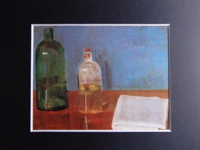 中川一政、【静物】、希少な画集画、新品高級額 額装付、状態良好 中川一政 「静物」 | | アトリエ・ブランカ