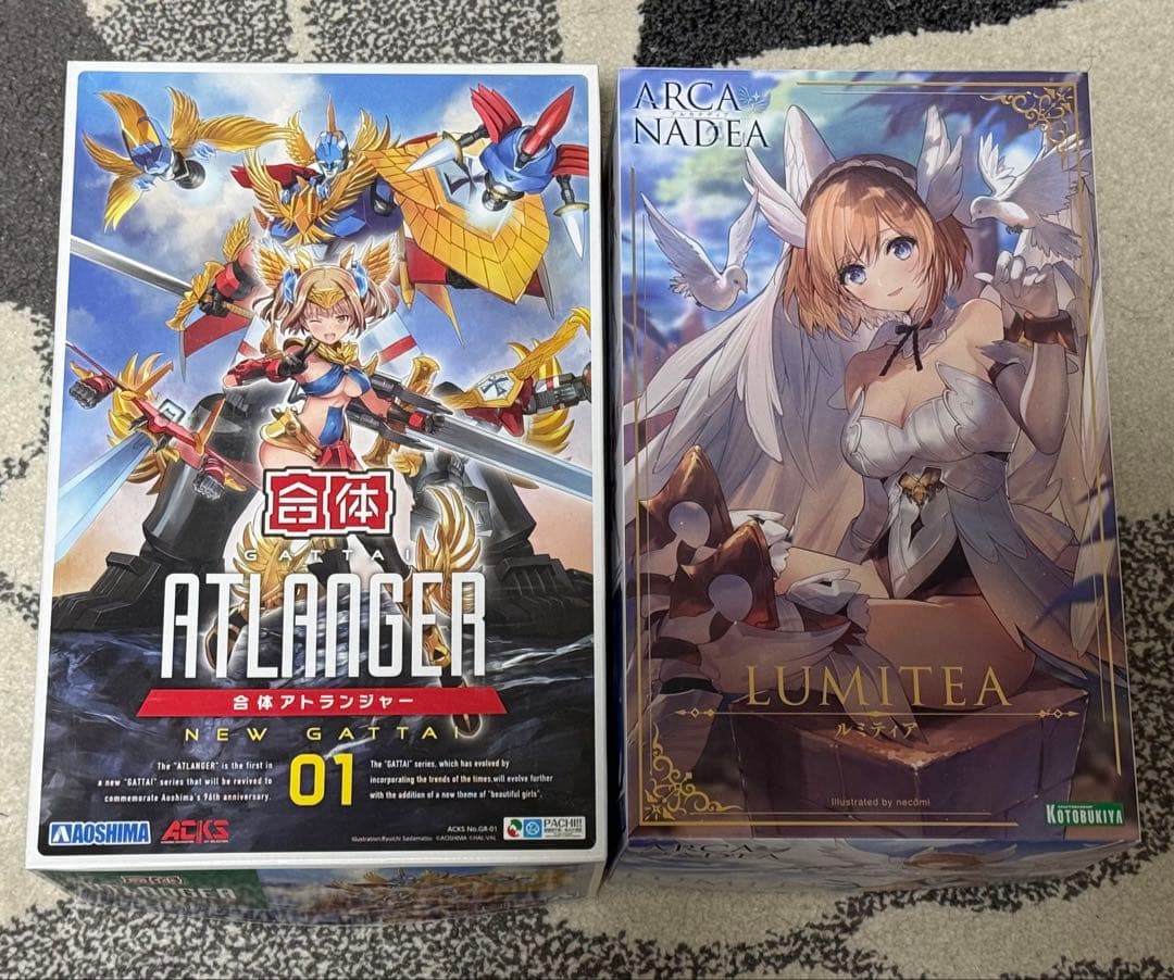 ACKS 合体アトランジャー & アルカナディア ルミティア 美プラ2種セット ACKS 合体アトランジャー & アルカナディア ルミティア 美プラ2種