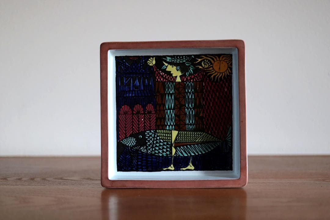 Stig Lindberg Karneval カーニバル プレート d Stig Lindberg – Karneval-Like Wall Plaques from Gustavsberg