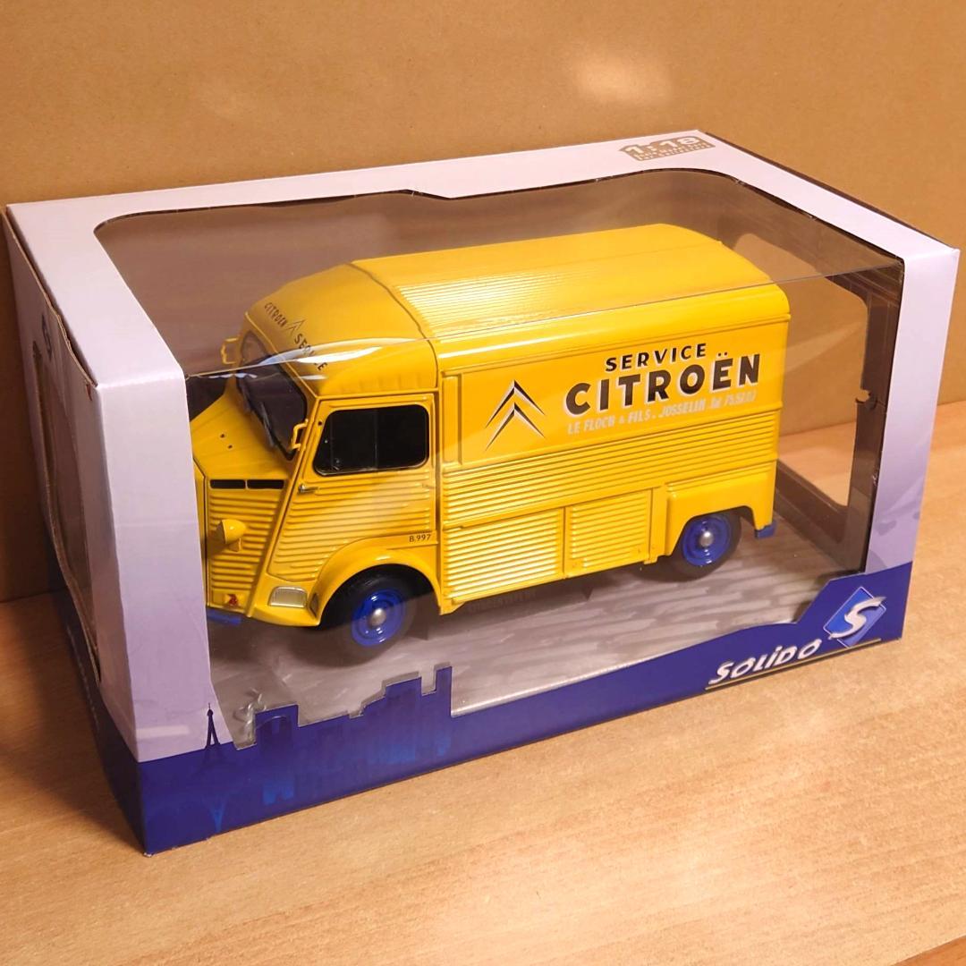 1/18 シトロエン タイプHY 1969 イエロートラック CitroenHY - メルカリ