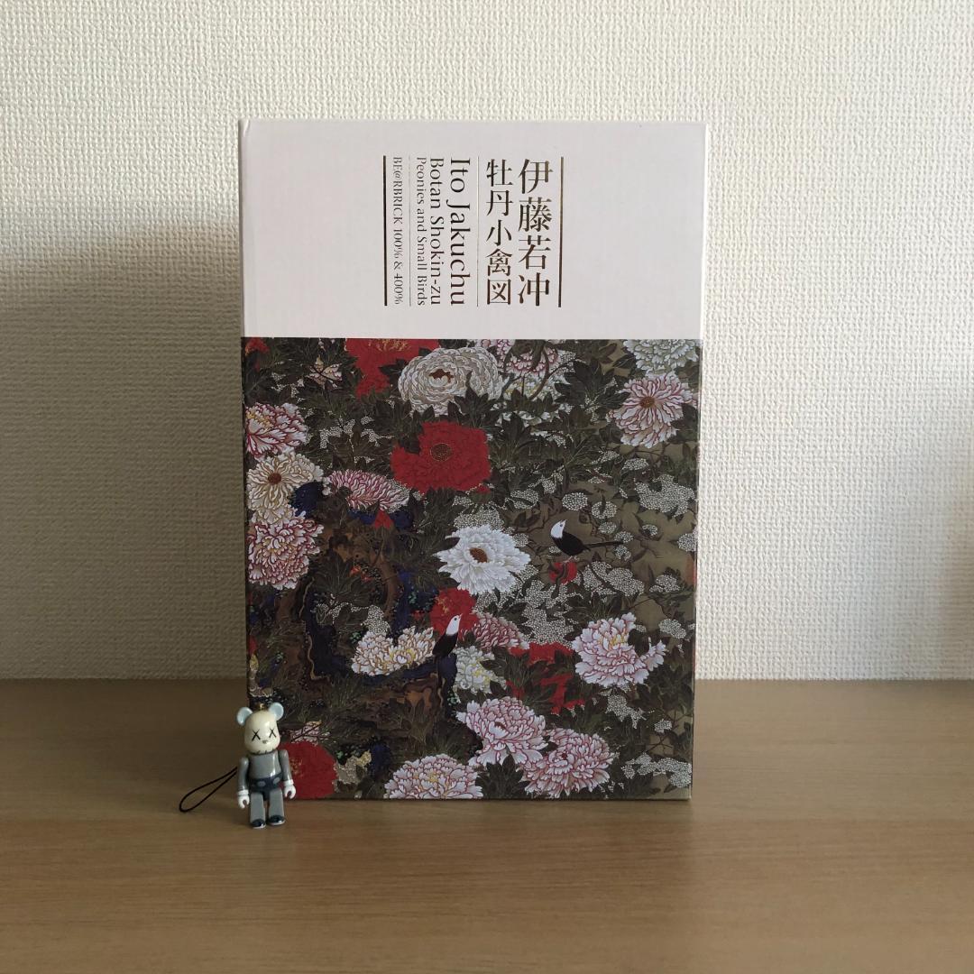 BE@RBRICK 伊藤若冲「牡丹小禽図」 100% & 400% BE@RBRICK SERIES 51
