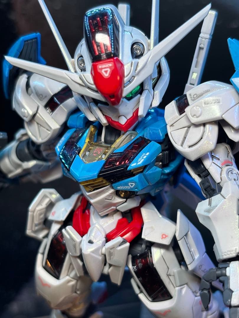 ガンプラ完成品】 MGSD ガンダムエアリアル 全塗装 - メルカリ