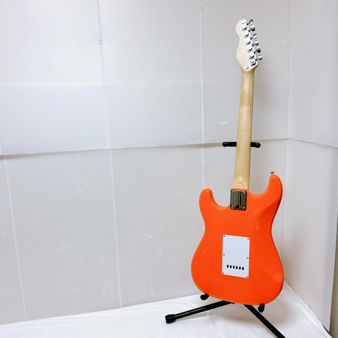 美品 SELDER 初心者向けエレキギター ストラトキャスター オレンジ