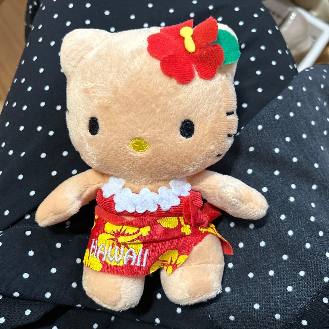 ハローキティ ぬいぐるみ 希少 ハワイ Hawaii 色黒 - メルカリ