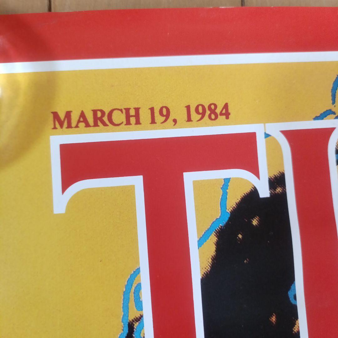 MICHAEL JACKSON 1984 TIME ポスター プロモーション用 - メルカリ