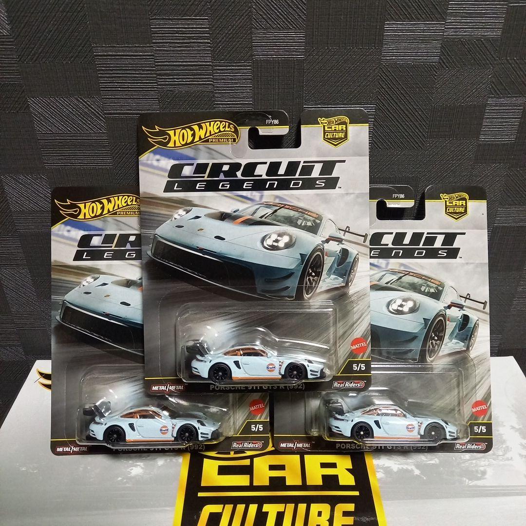 ホットウィールCircuitLegendsポルシェ911GT3R3台セット992 - メルカリ