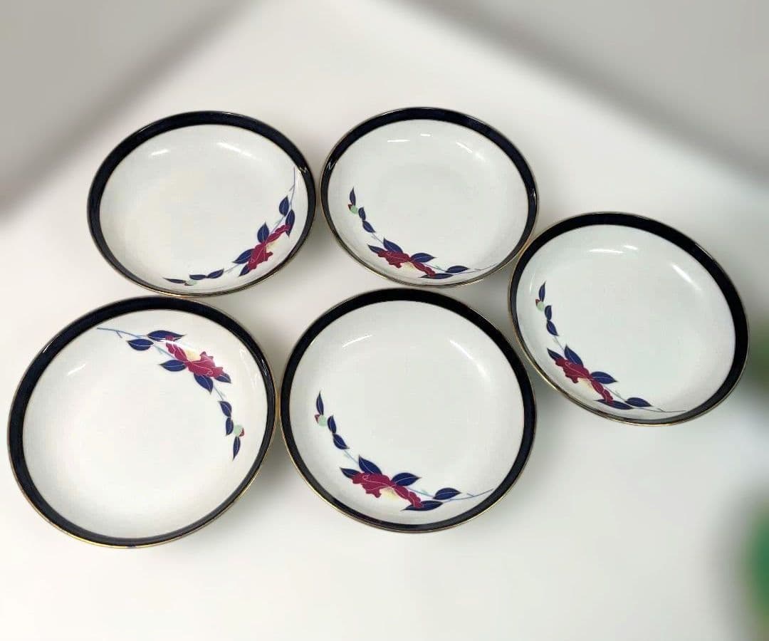 香蘭社 菊花湯呑茶托付き 小皿 深川製 - メルカリ