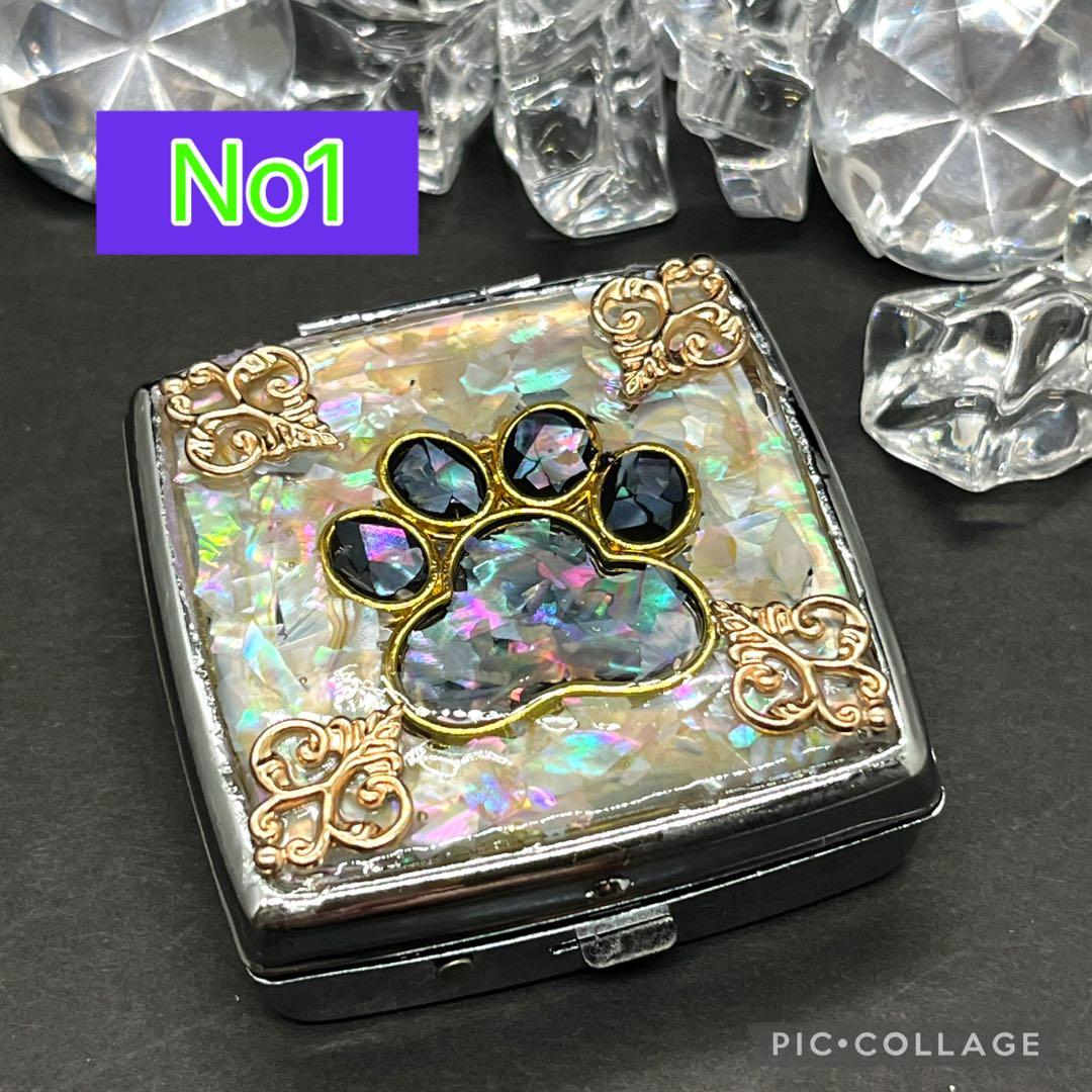 No1】螺鈿細工仕様 猫さんピルケース - メルカリ 【No6】螺鈿細工仕様