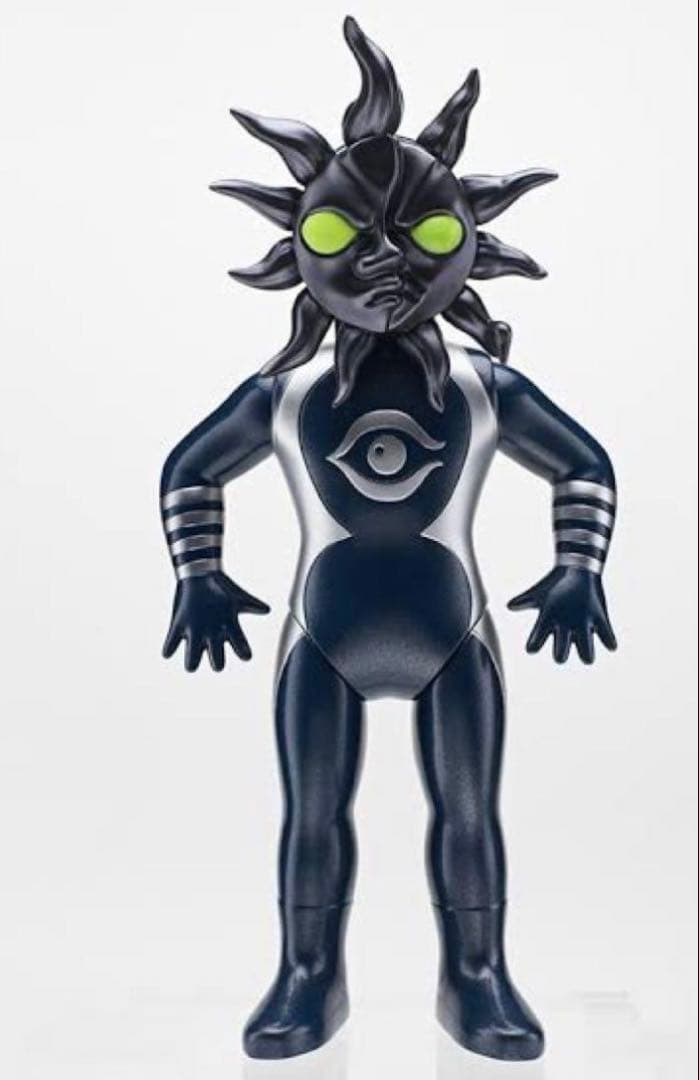 超復刻版 タローマン ソフビ人形 ブラックタローマン BLACK TAROMAN