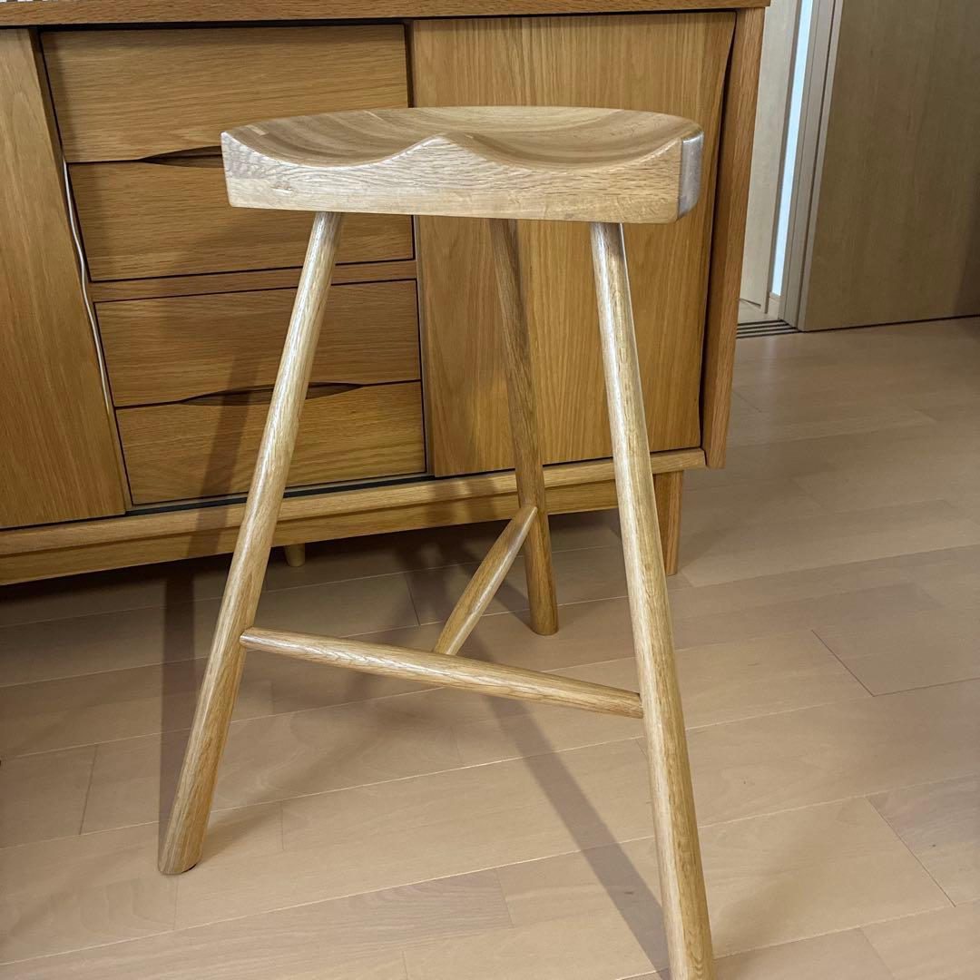 シューメーカースツール69cmGeneric北欧風 スツール 北欧 / シューメーカーチェア H69cm 無塗装 / WERNER