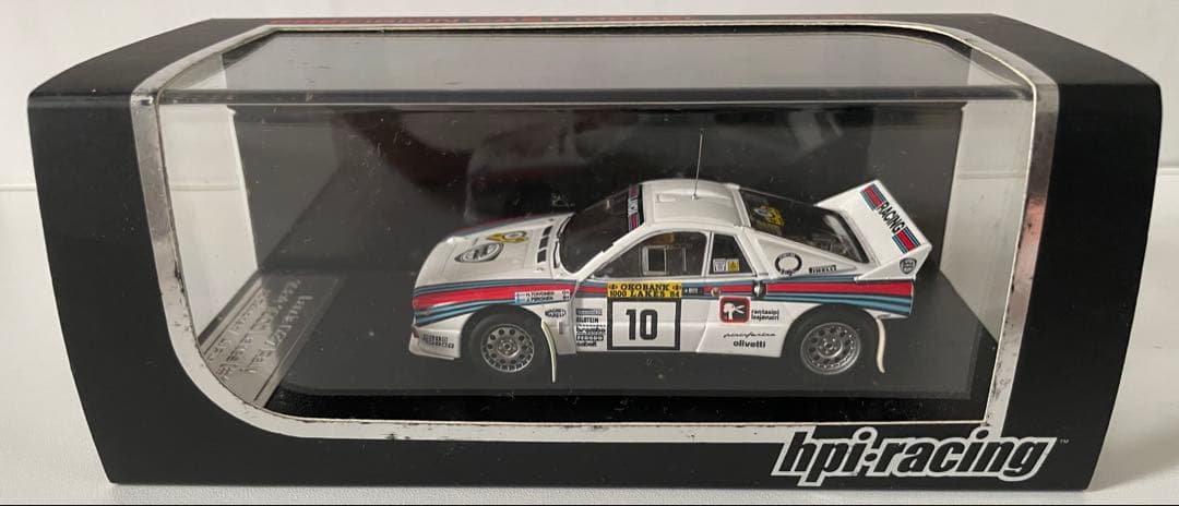 再値下げ！hpi Lancia ミニカー 1/43 84’1000lakes HPI Racing 1/43 8230 LANCIA 037 Rally (#7) 1984 Safari M.Alen / I