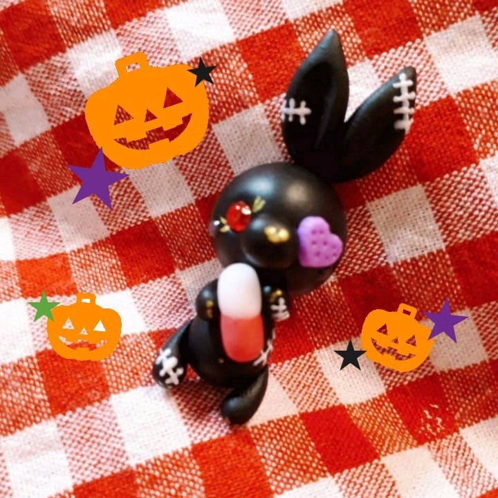 つぎはぎウサギさん★ハロウィン 🎃🦇🕸 ハロウィン限定のツギハギちゃん この子達が一番お気に入りです