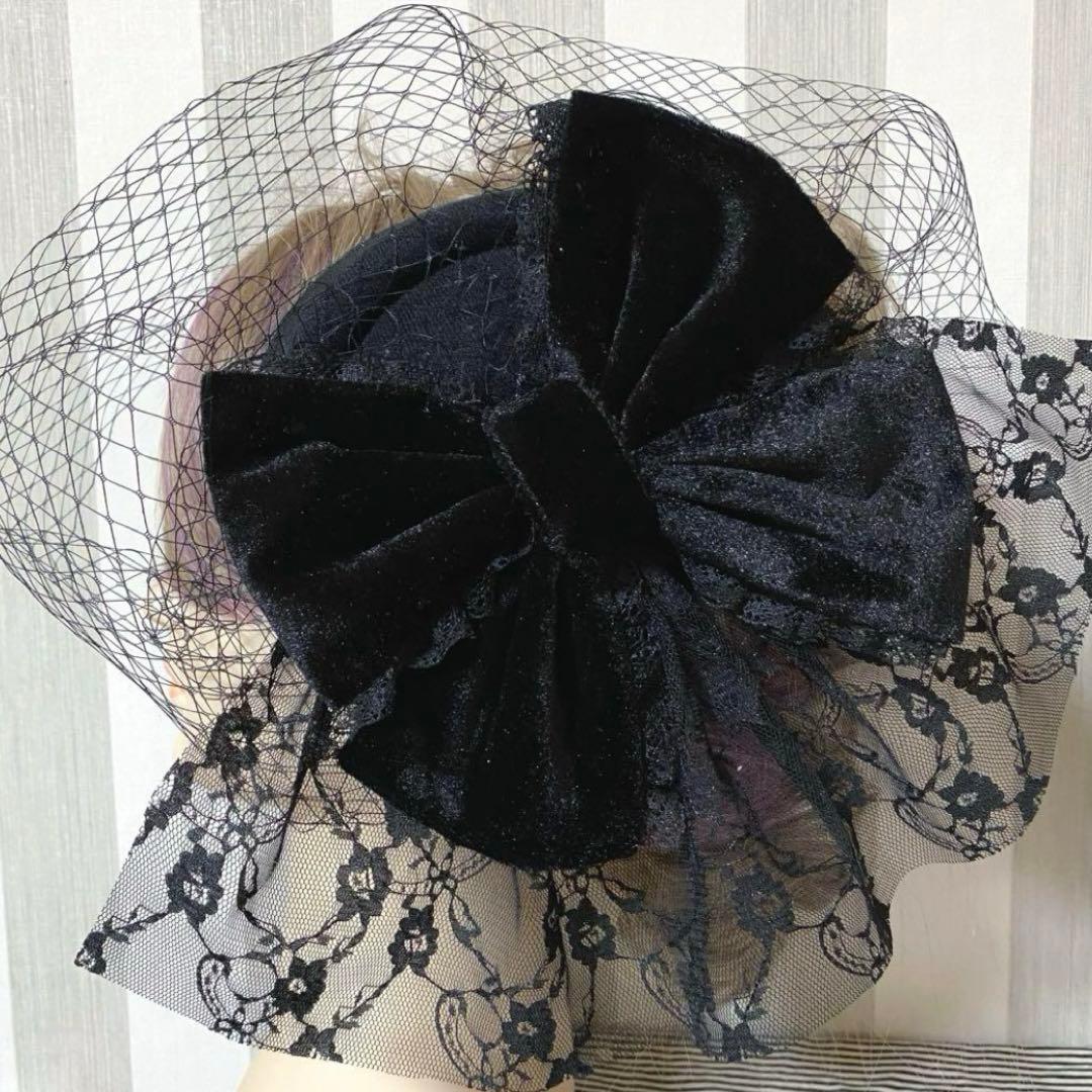❁︎ミ様❁︎ トーク帽 ベロアリボン×レース 和装 洋装 髪飾り ヘッドドレス 楽天市場】[ Saint Noir ] ベロアリボン と チュール トーク帽 レッド