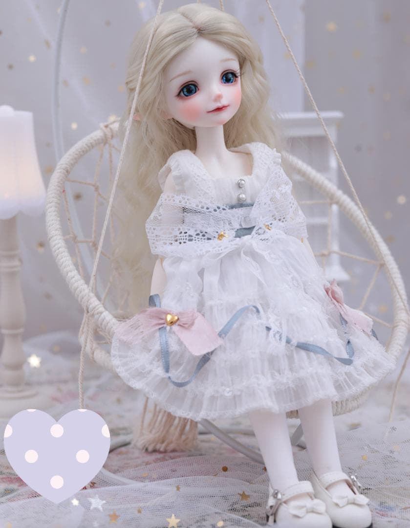 BJD 1/6ドール フルセット 本体 エルフ耳 球体関節人形 メイク済 眼球