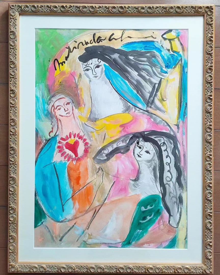 原画〛Love painting（水彩画、アクリル画、自作絵画、オリジナル）