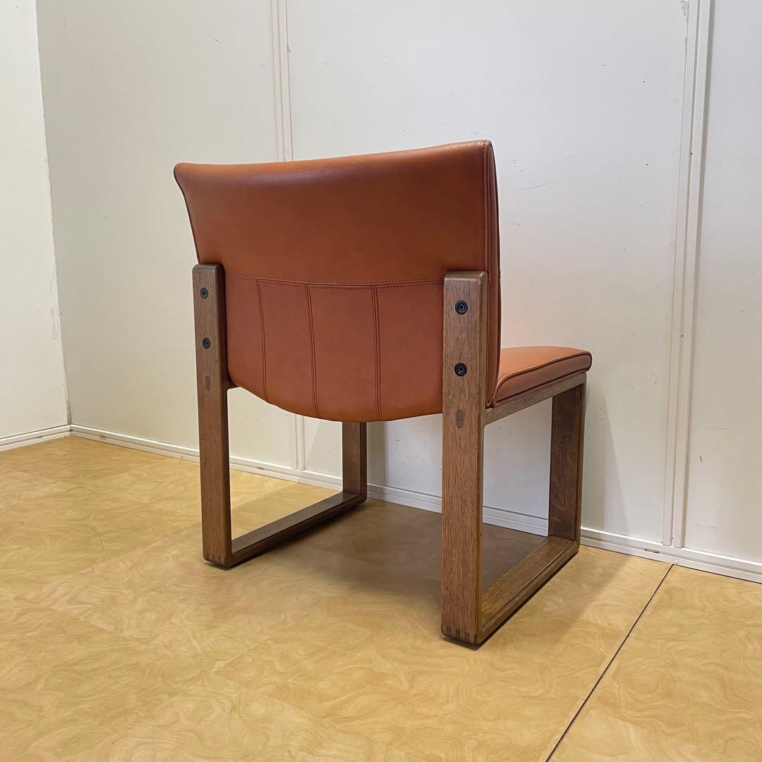 カンディハウス ボルス④ 本革チェア レザー椅子 ソファ 旭川家具 北欧
