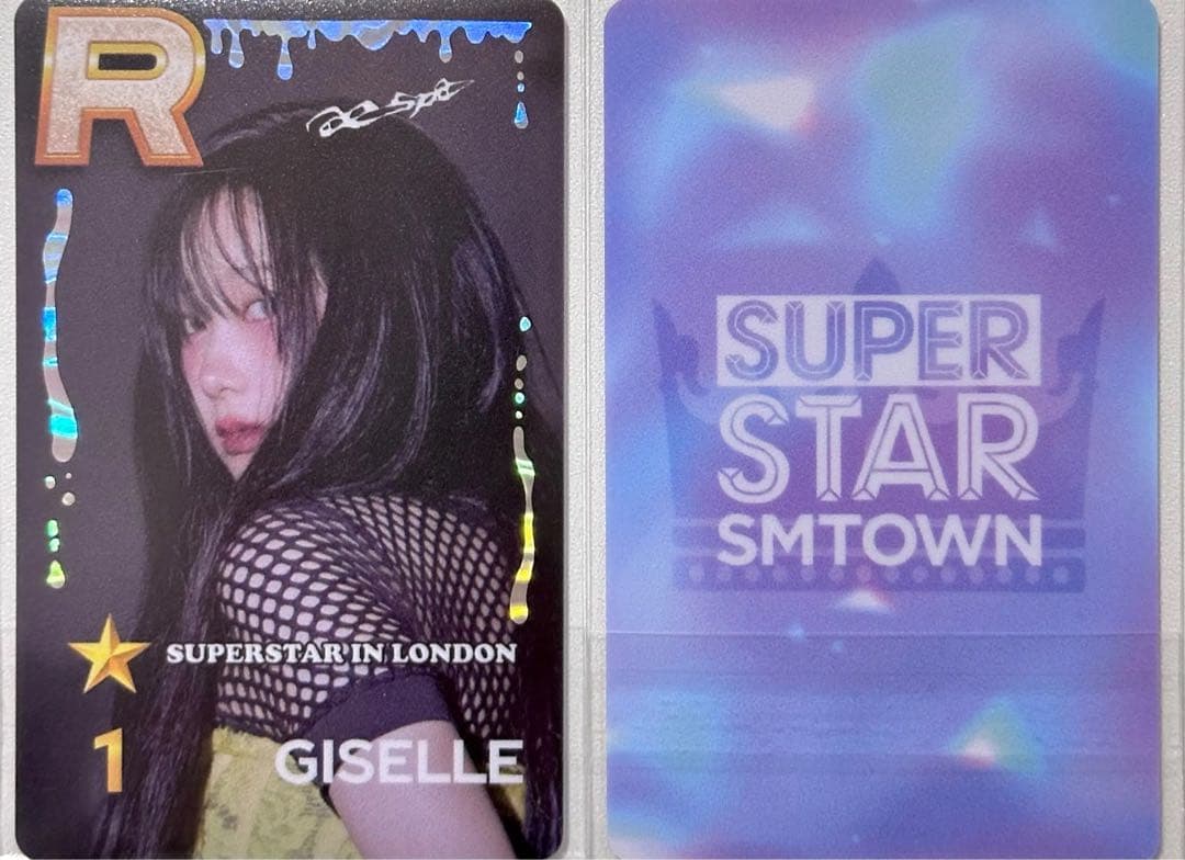 aespa SUPERSTAR SMTOWN ジゼル ロンドン 限定 トレカ - メルカリ