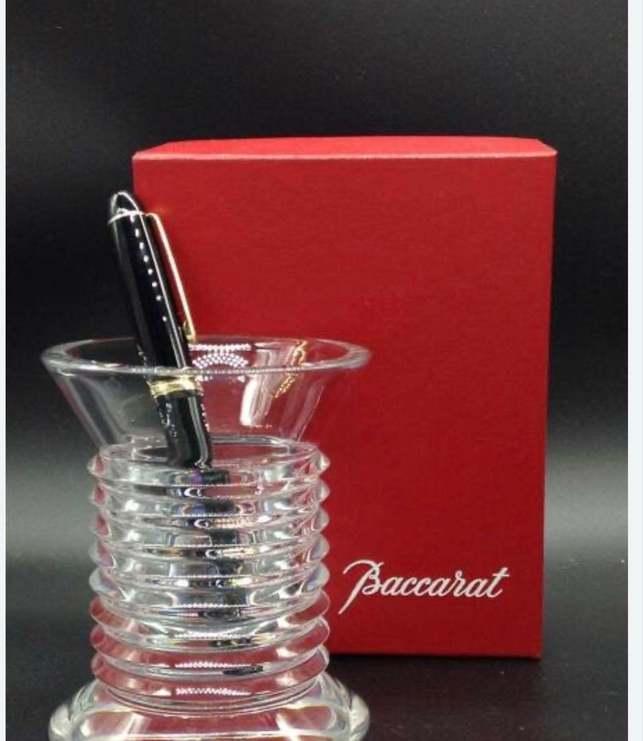 希少 Baccarat クリスタル ラランドペンスタンド バカラ 廃盤品